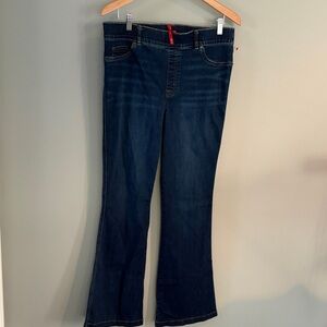 SPANX Everywear Flare Classic Blue Women's Jeans Dark Wash XL
